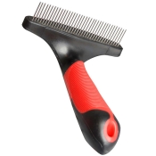 Flamingo Undercoat rake rotating Fine Premium Care расческа для собак с вращающимися густыми зубцами 16x11x3 см (арт 1030234)