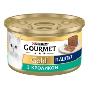 Purina Gourmet Gold Pate with Rabbit влажный корм для котов 85 г (арт 7613033728747)
