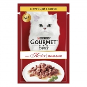 Purina Gourmet Mon Petit Chicken влажный корм для котов 85 г (арт 7613035311336)
