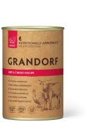 Grandorf Dog Grain Free Beef & Turkey Adult All Breeds влажный беззерновой корм для взрослых собак всех пород с мясом говядины и индейки