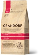 Grandorf Lamb & Turkey Indoor Adult сухой гипоалергенный корм для взрослых котов живущих в помещении с мясом ягнёнка и индейки