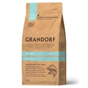 Grandorf White Fish Adult Mini сухий гіпоалергенний корм для дорослих собак дрібних порід з м’ясом білої риби