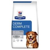 Hill`s Prescription Diet Derm Complete сухой корм для собак при пищевой аллергии и атопическом дерматите 12 кг (арт 605870)