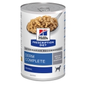 Hill`s PD Canine Derm Complete влажный корм с рисом и яйцом для собак при пищевой аллергии и атопическом дерматите 370 г (арт 607709)