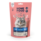 HOME FOOD CAT GRAIN FREE SALMON MEAT STRIPS ALL LIFE STAGES - 0.04 КГ (арт 7010029)