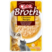 INABA Cat Ciao Broth With Chicken лакомство для кошек тушеная курица в бульоне 40 г (арт EU825)