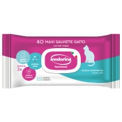 Inodorina Functional Acqua Aromatica вологі серветки для дорослих котів з ароматною водою та легким мʼятним ароматом 40 шт (арт 230.0130.004)