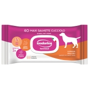 Inodorina Functional Eufrasia Miele Bio вологі серветки для цуценят з екстрактом очанки, медом та квітковим ароматом 40 шт (арт 230.0130.001)