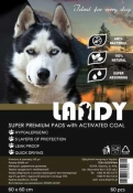 Landy пелюшки з активним вугіллям для собак та котів 60х60 см 60 шт. (арт П-18)