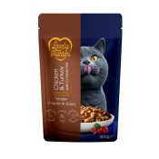 Lovely Hunter Cat Sterilised Adult Pouches Chicken & Turkey With Cranberry влажный корм для взрослых стерилизованных котов с мясом курицы и индейки с клюквой 300 г (арт LHU47939)