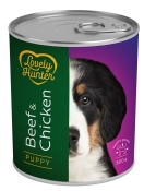Lovely Hunter Puppy Beef and Chicken влажный корм для щенков с говядиной и курицей 800 г (арт LHU45351)