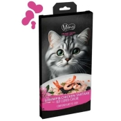 Mavsy Creamy Lickable Treats Chicken with Shrimp & Roe кремовое лакомство для кошек с курицей, креветками и икрой 5х15 г (арт MAVSY07)