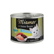 Miamor Kitten Feine Beute with Poultry влажный корм для котят беззерновой с домашней птицей 185 г (арт 74450)