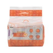Misoko&Co Disposable Diapers For Female Dogs With Moisture Indicator Peach Scent одноразові підгузки для собак-сук середніх порід з індикатором вологості та ароматом персика М 12 шт. (арт SHAMSK63138)