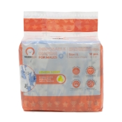 Misoko&Co Disposable Diapers For Male Dogs With Moisture Indicator Lemon Scent & Puppy Print одноразові підгузки для кобелів великих порід з індикатором вологості та ароматом лимона з зображенням цуценят L 12 шт. (арт SHAMSK63048)