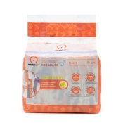 Misoko&Co Disposable Diapers For Male Dogs With Moisture Indicator Lemon Scent одноразові підгузки для кобелів малих порід з індикатором вологості та ароматом лимона S 12 шт. (арт SHAMSK63139)