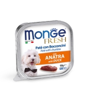 Monge Dog Fresh Duck влажный корм для собак с уткой 100 г (арт 70013048)