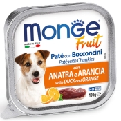 Monge Dog Fruit Duck & Orange влажный корм для собак с уткой и апельсином 100 г (арт 70013239)