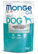 Monge Dog Grill Cod влажный беззерновой корм для собак с курицей и треской 100 г (арт 70013130)
