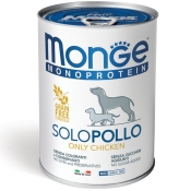 Monge Solo Pollo влажный беззерновой корм̆ для собак 400 г (арт 70014212)