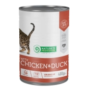 Nature's Protection Cat Neutered with Chicken&Duck влажный корм для кошек после стерилизации с курицей и уткой 400 г (арт KIK45611)