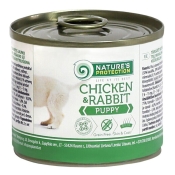 Nature's Protection Puppy Chicken and Rabbit влажный корм для щенков всех пород с курицей и кроликом 200 г (арт KIK45089)