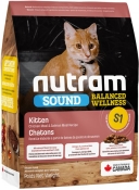 Nutram S1 Sound Balanced Kitten Chiken & Salmon сухой корм для котят 0.34 кг (арт S1_(340g))
