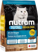 Nutram T24 Salmon & Trout беззерновой сухой корм для кошек 1.13 кг (арт T24_(1,13kg))