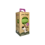 Poo Bags Lavender одноразовые пакеты для уборки за животными с ароматом лаванды в рулонах
