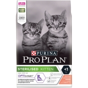 Purina Pro Plan Sterilised Kitten Salmon сухой корм для стерилизованных котят 1.5 кг (арт 12419110)