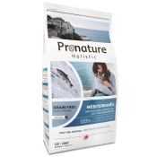 Pronature Holistic Mediterranea беззерновой сухой корм для котов 6 кг (арт ПРХКВМЕ6)