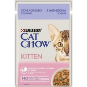 Purina Cat Chow Kitten Lamb влажный корм для котят 85 г (арт 8445290426536)