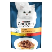 Purina Gourmet Perle Duo Chicken & Beef влажный корм для котов 85 г (арт 7613033574702)