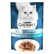 Purina Gourmet Perle Duo Ocean Fish & Tuna влажный корм для котов 85 г (арт 7613033580130)