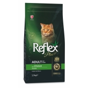 Reflex Plus Cat Adult Chicken cухой корм для взрослых котов с курицей 1.5 кг (арт RFX-303)