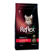 Reflex Plus Cat Adult Lamb & Rice сухой корм для взрослых котов с ягненком и рисом 1.5 кг (арт RFX-304)