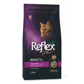 Reflex Plus Cat Gourmet Chicken сухой корм для котов с курицей 1.5 кг (арт RFX-305)