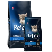 Reflex Plus Kitten Salmon cухой корм для котят с лососем 15 кг (арт RFX-412)