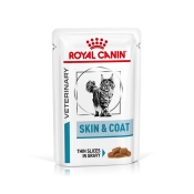 Royal Canin Cat Skin & Coat Adult Poultry вологий лікувальний корм для дорослих котів для підтримки здоров’я шкіри при дерматозах та надмірному випаданні шерсті з м’ясом птиці
