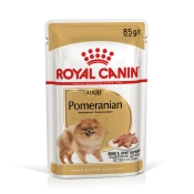 Royal Canin Pomeranian Adult Loaf Pouches Poultry влажный корм для взрослых собак породы померанский шпиц с мясом птицы 85 г (арт 12560010)