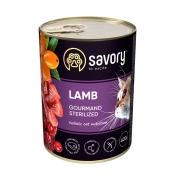 Savory With Lamb влажный корм для стерилизованных кошек, с ягненком, 400 г (арт 30730)