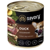 Savory Dog Gourmand Duck влажный корм для собак с уткой 400 г (арт 30471)