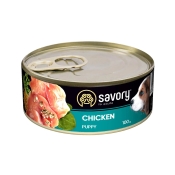 Savory Puppy All Breed With Chicken влажный корм для щенков с курицей 100 г (арт 30532)