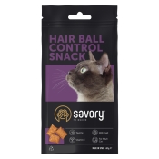 Savory Snack Hairball Control лакомство для котов 60 г (арт 31485)