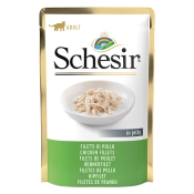 Schesir Cat Chicken Fillet in Jelly влажный корм для кошек с курицей в желе 85 г (арт 171023)