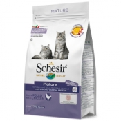 Schesir Cat Mature Chicken сухой монопротеиновый корм для пожилых котов с курицей 400 г (арт ШКПК0.4)