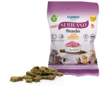 Serrano Snacks For Cats Sardine лакомства для котов с функцией выведения грудочек шерсти 0.05 кг (арт ЛК-38)