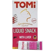 TOMi Liquid Snack Liver&Biotin жидкое лакомство для котов с биотином 100 г (арт 490976)