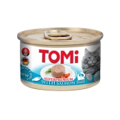 TOMi Cat Salmon консервы для котов мусс с лососем 85 г (арт 201015)