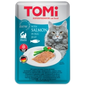 TOMi Cat Salmon in Egg Jelly влажный корм для котов с лососем в яичном желе 100 г (арт 490891)